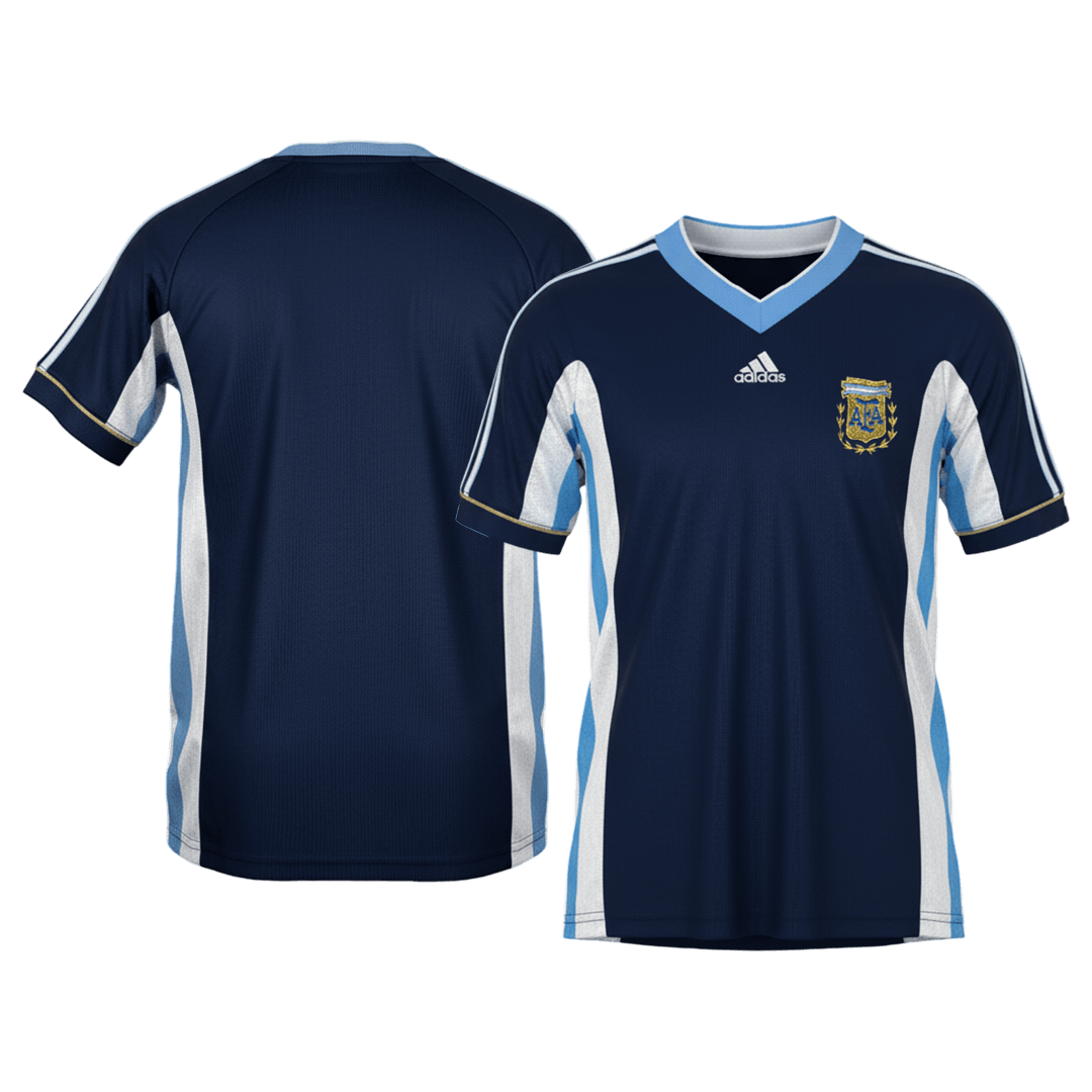 Retro 1998 Mens Argentina Away Jersey