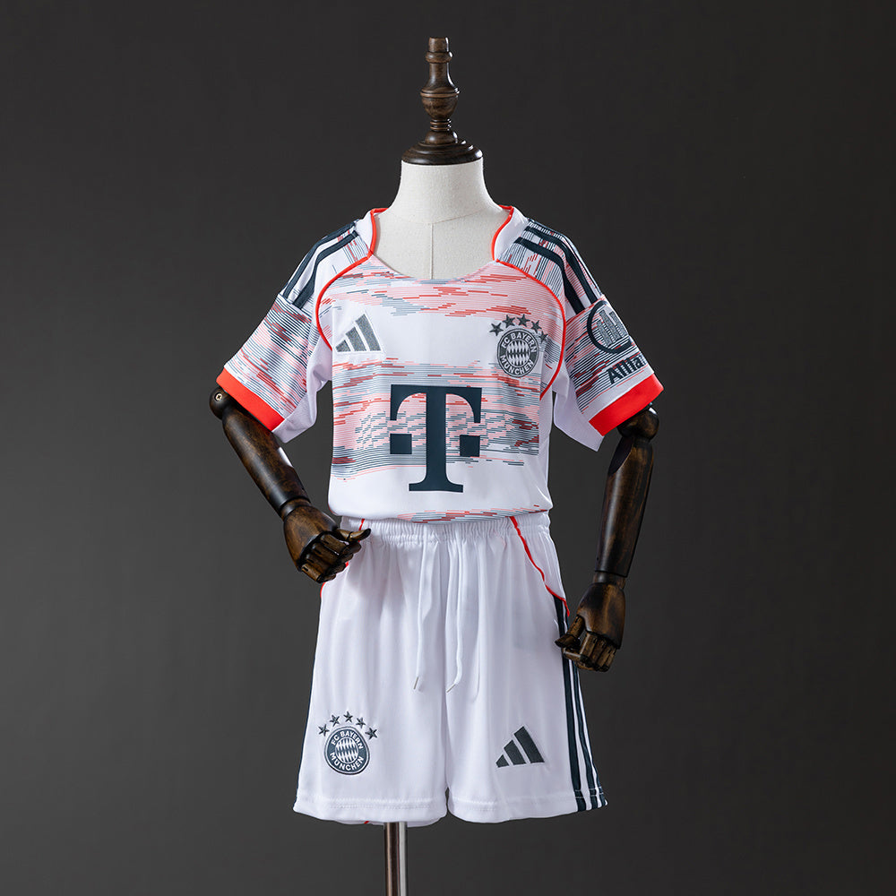 Kids Bayern Munich Jersey 25/26 Away Football Kit