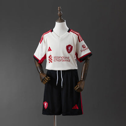 Kids Liverpool Jersey 25/26 Away Football Kit