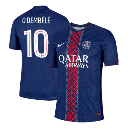 O.DEMBÉLÉ #10 Mens PSG Home Jersey 2025/26 - Player Version (Slim Fit)
