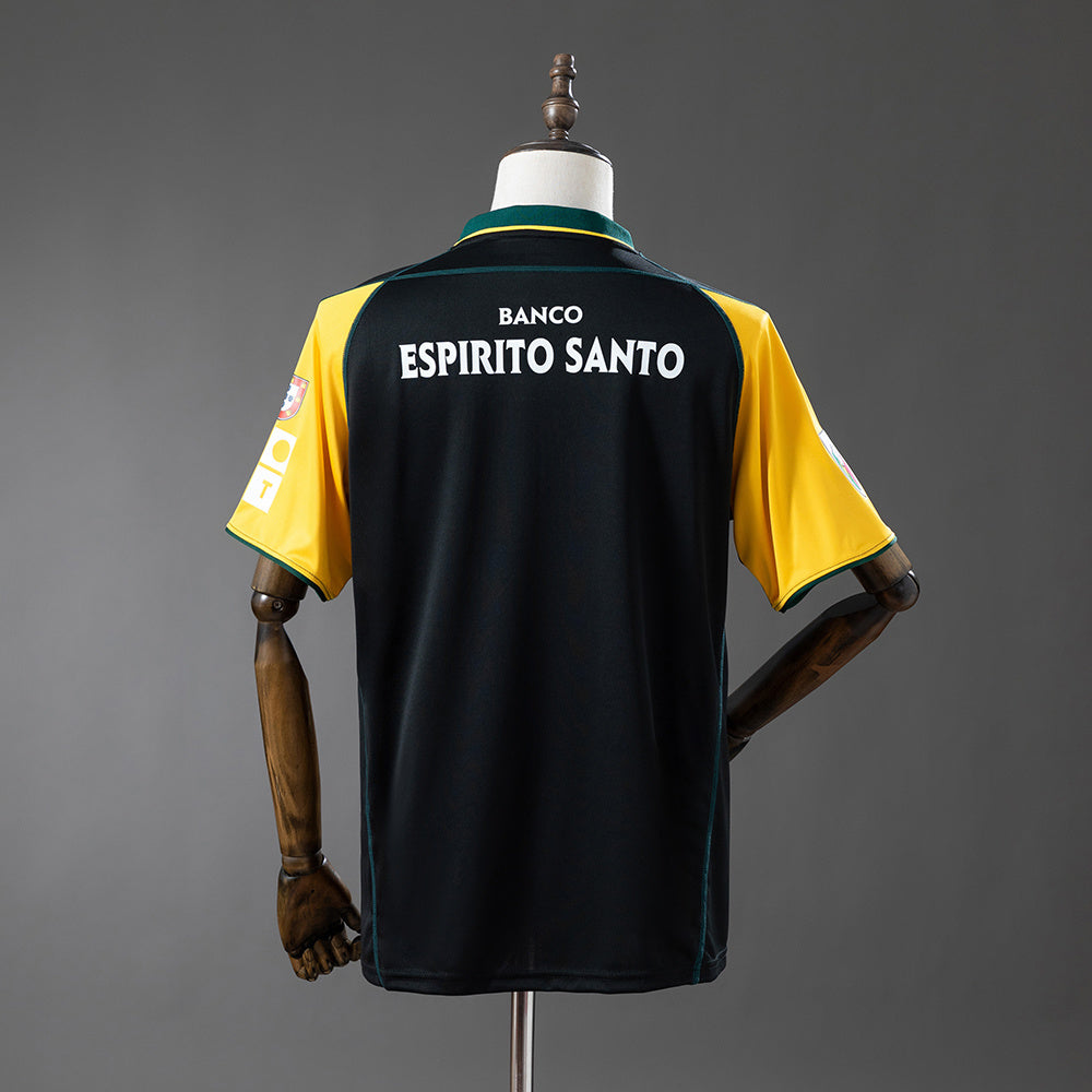 Sporting CP Jersey 2002-03 Away Retro Football Kit Soccer Jersey