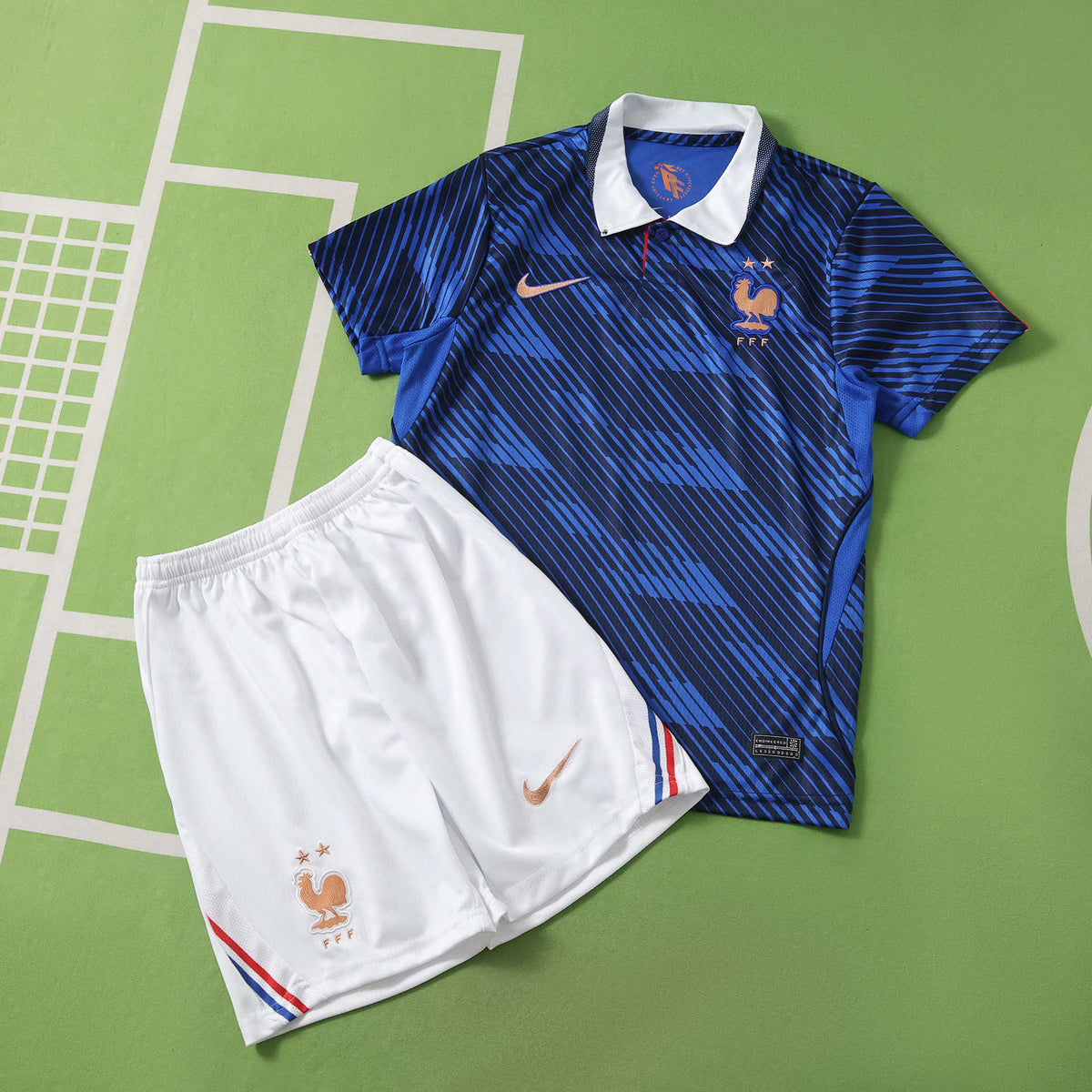 Kids France Home Jersey 2026 World Cup Football Kit Soccer Shirt