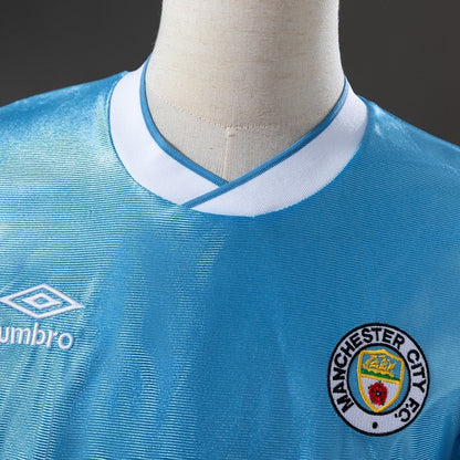 Manchester City Jersey 1986-87 Home Retro Football Kit