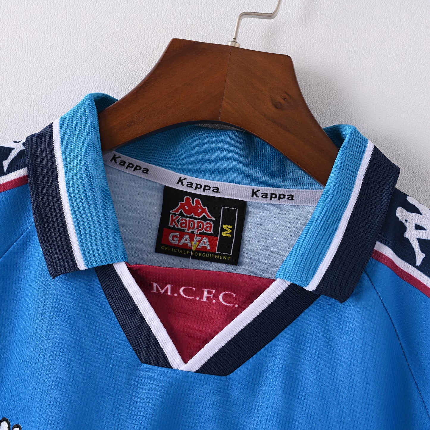 Retro Manchester City Jersey 1997-98 Home Football Kit Soccer Jersey