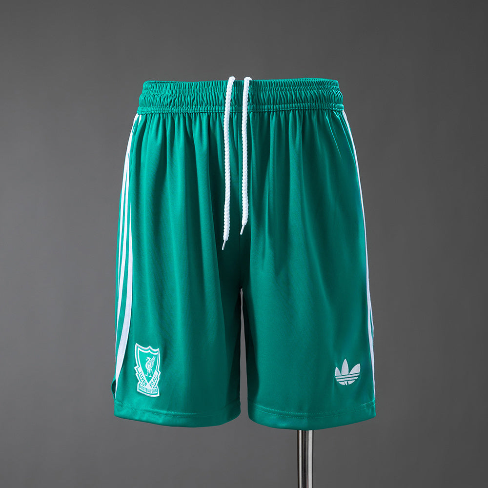 Liverpool Green Shorts 25/26 Football Kit Soccer Shorts
