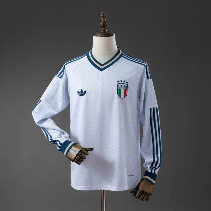 Italy Away Jersey 2026 World Cup Long Sleeves Football Kit Soccer Shirt