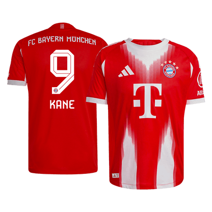 KANE #9 Mens Bayern Munich Home Jersey 2025/26 - Player Version (Slim Fit)