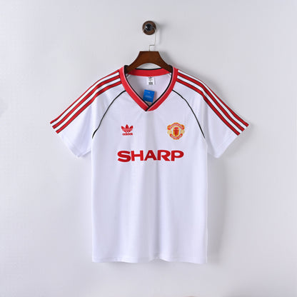 Retro Manchester United Jersey 1988-90 Away Football Kit Soccer Jersey