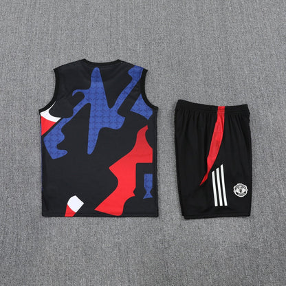 Manchester United Vest Set Training Tracksuits 25/26 Football Kit Soccer Jersey