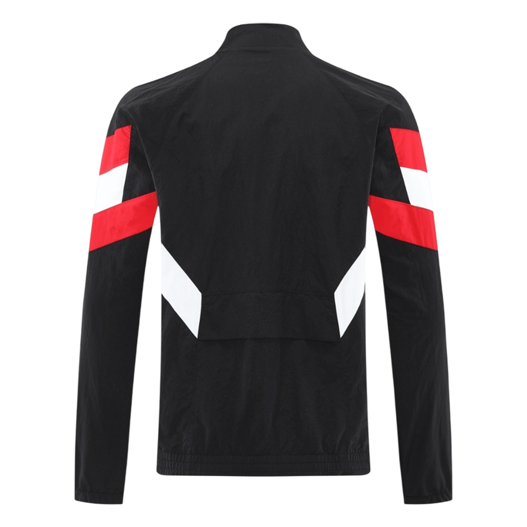 2025/26 Manchester United Black Windbreaker Jacket