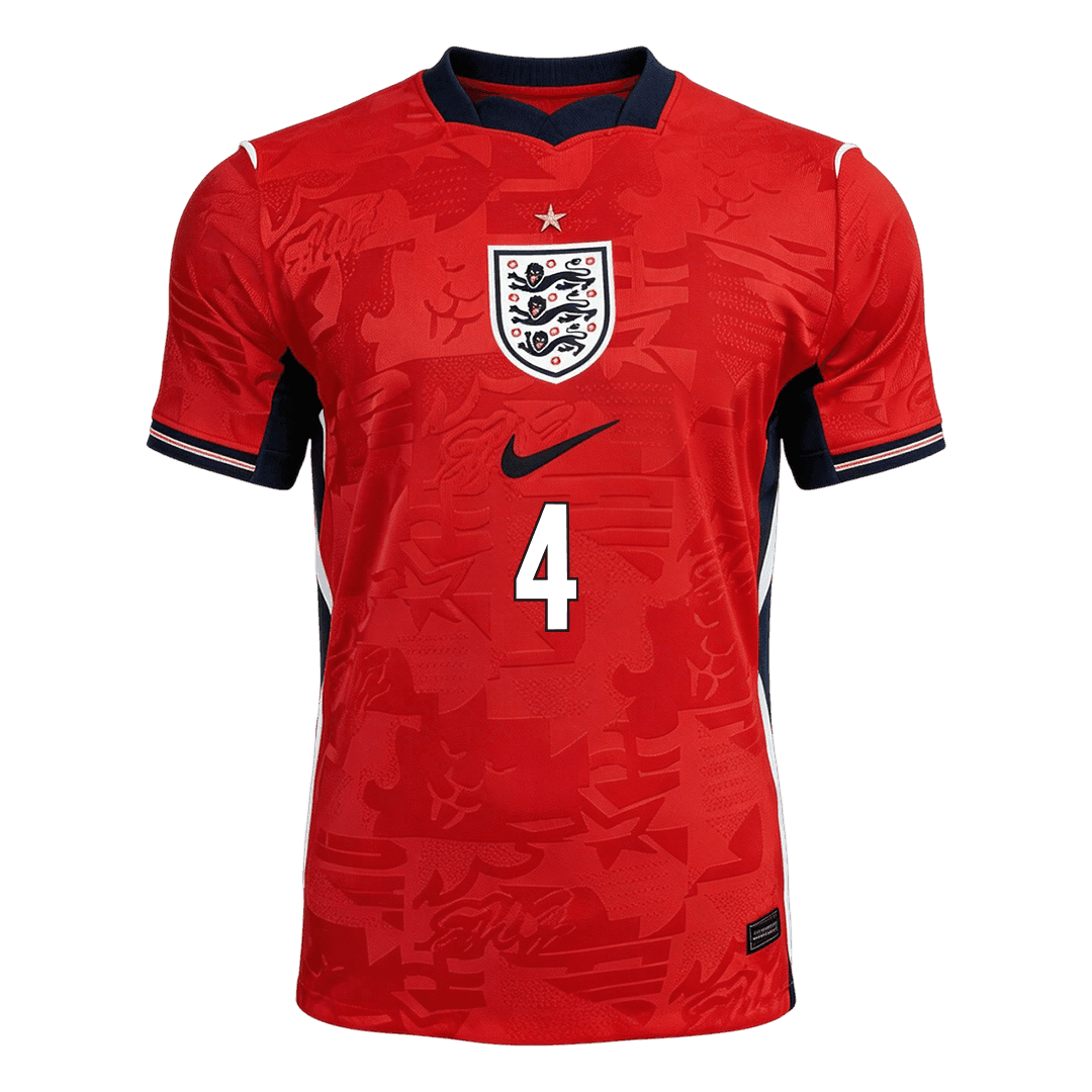 RICE #4 Mens England World Cup Away Jersey 2026