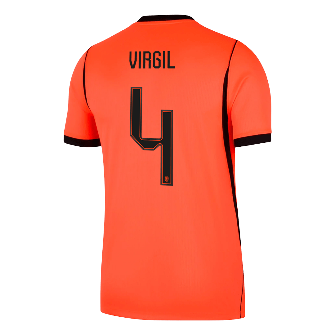 VIRGIL #4 Mens Netherlands World Cup Home Jersey 2026