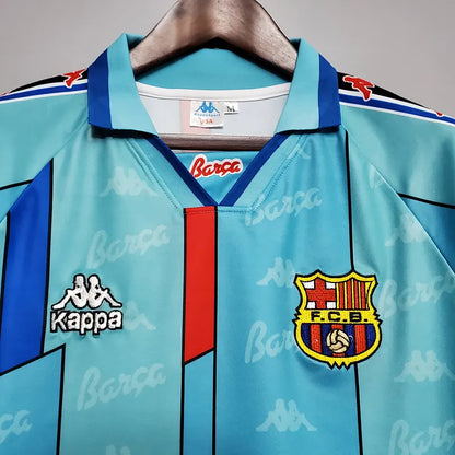 Barcelona Retro Jersey 1996/97 Away Football Jersey Soccer Shirt