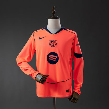 Barcelona Jersey 25/26 Third Football Kit Long Sleeves