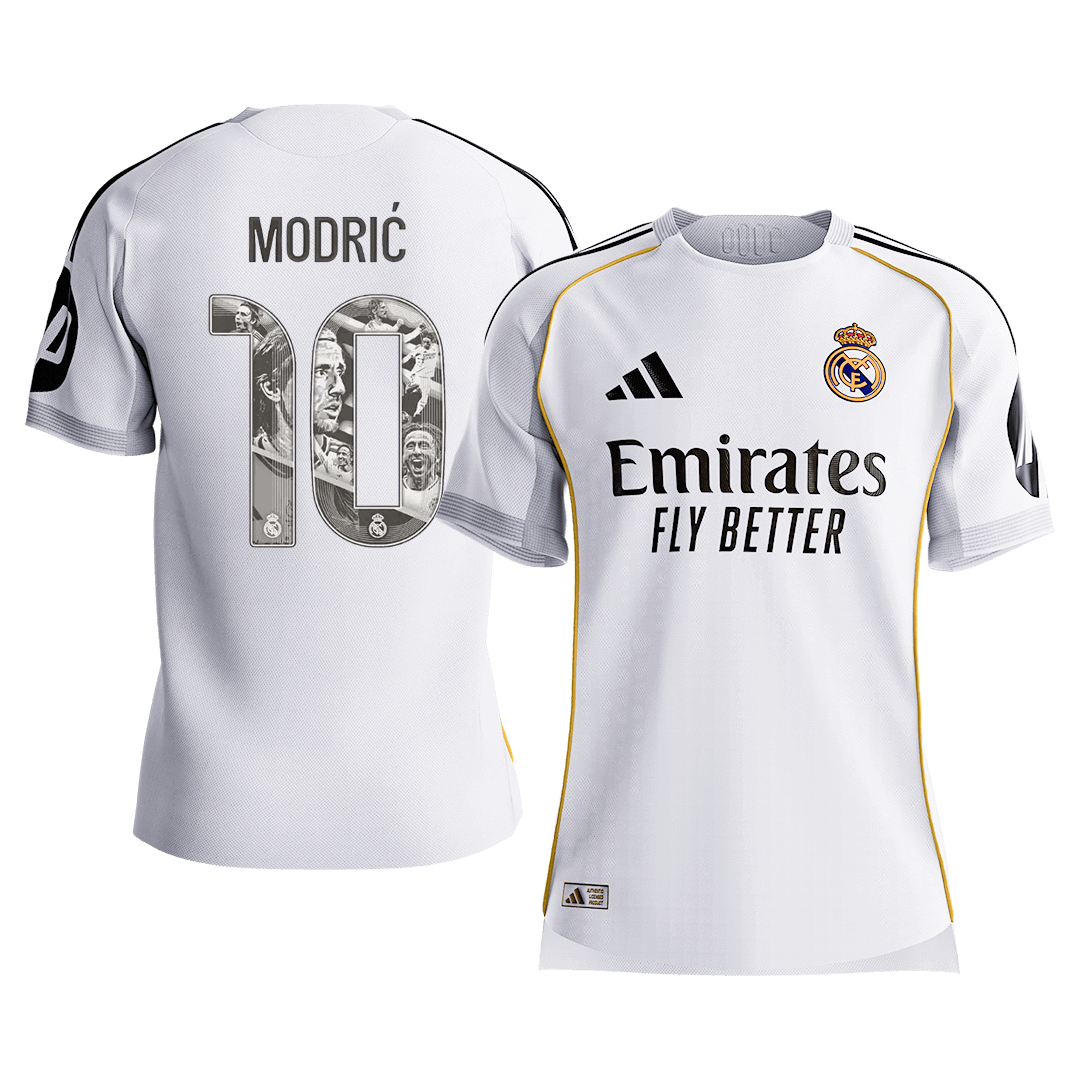 MODRIĆ Special #10 Mens Real Madrid Home Jersey 2025/26 - Player Version (Slim Fit) [PREMIUM]