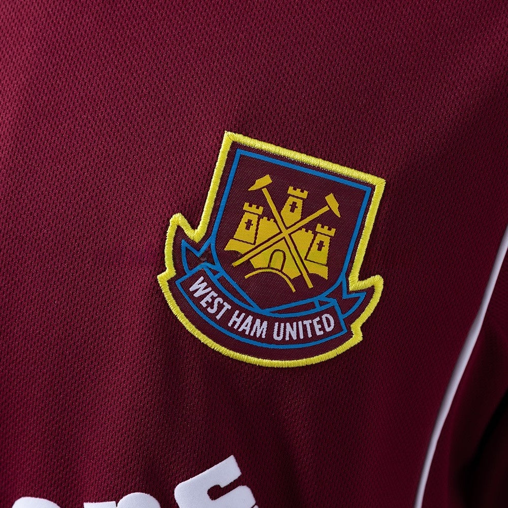 West Ham United Jersey 1999-01 Home Retro Football Kit