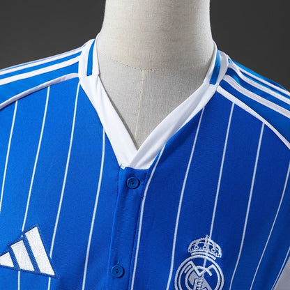 Real Madrid Jersey 25/26 Blue Baseball Kit