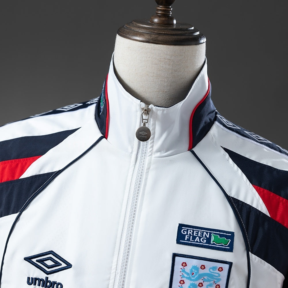England Windbreaker 1998 Retro Football Soccer Jacket