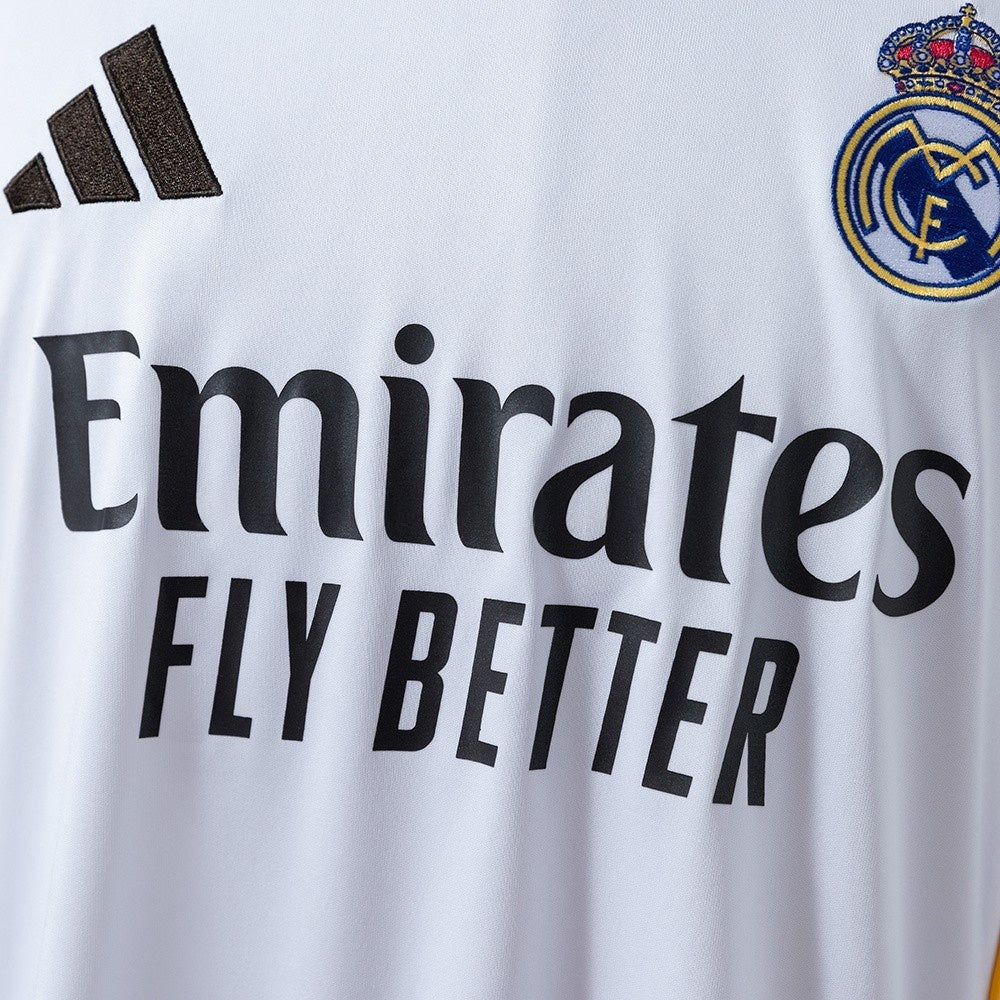 Real Madrid Jersey 25/26 Home Football Kit Long Sleeves