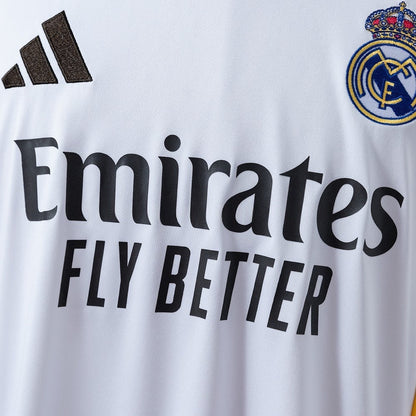 Real Madrid Jersey 25/26 Home Football Kit Long Sleeves