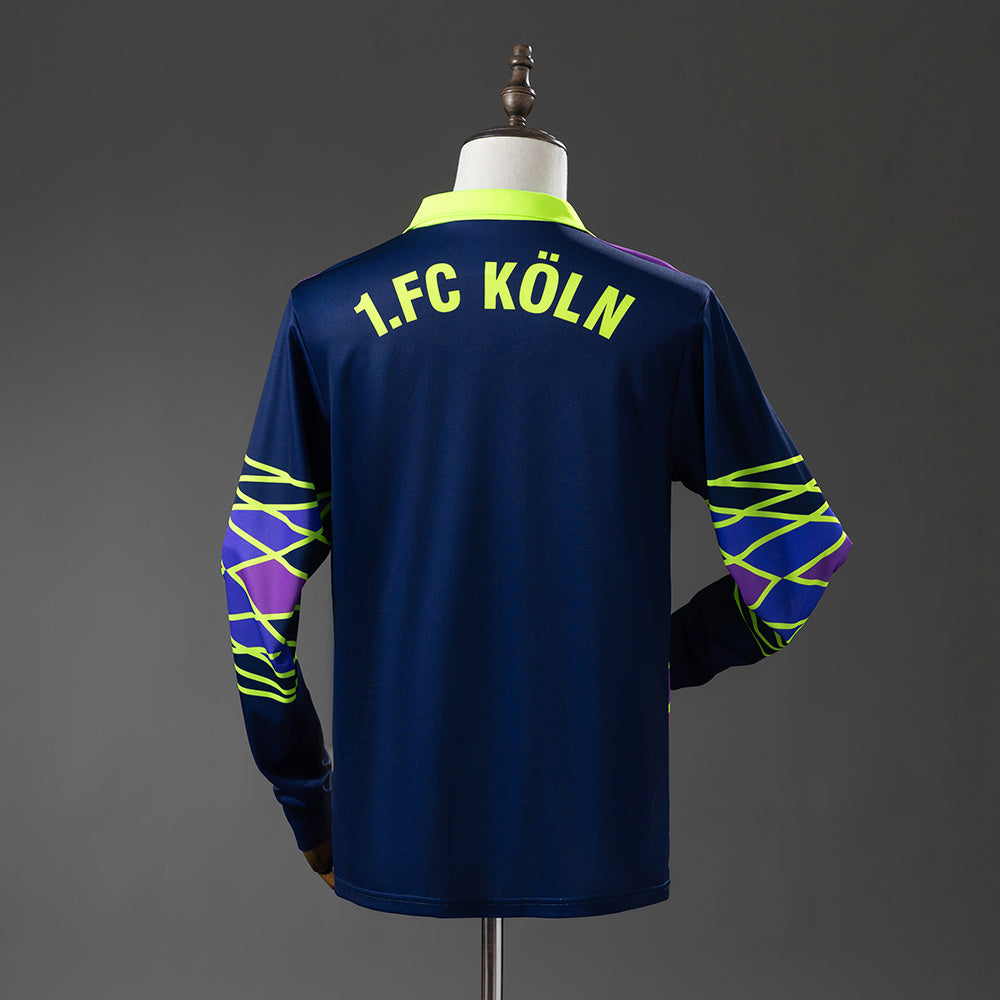 1. FC Köln Jersey 1991-92 Goalkeeper Retro Football Kit Long Sleeves