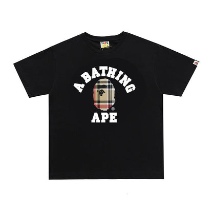 D121 Collegiate Plaid Graphic T-Shirt - Black
