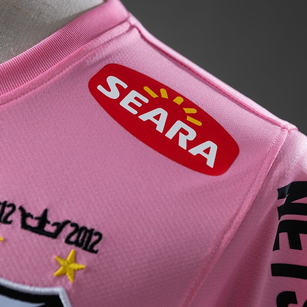 Santos Jersey 2012/13 Pink Retro Football Kit Soccer Shirt