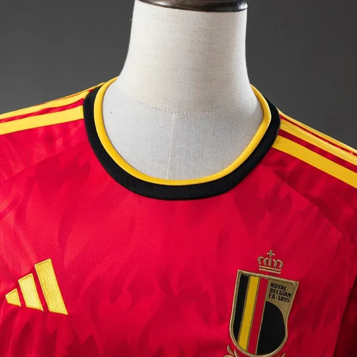 Belgium Home Jersey 2026 World Cup Long Sleeves Football Kit Soccer Shirt