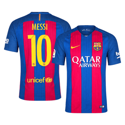 Retro MESSI #10 2016/17 Mens Barcelona Home Jersey