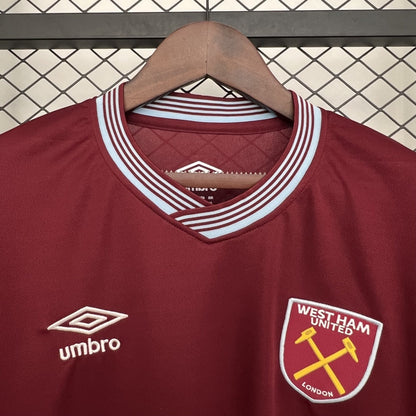 West Ham United Jersey 25/26 Home Football Kit Soccer Jersey