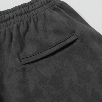 Chrome Hearts Men Designer Wide Leg Jeans Vintage Black with Quilted Texture and Distressed Hem 1115