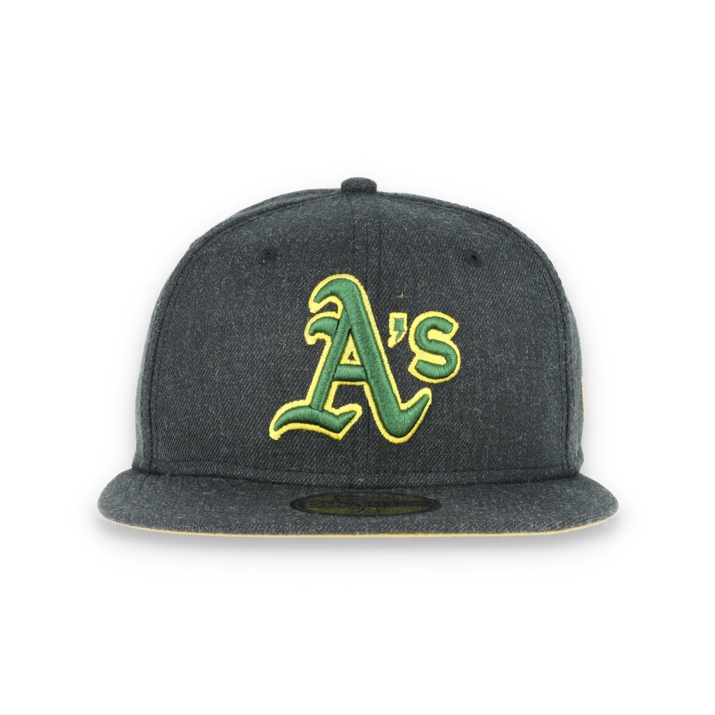 Oakland Athletics  New Era 59Fifty Fitted Hat-Dark Heather Grey