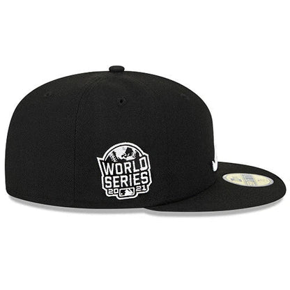 New Era Atlanta Braves 2021 World Series Team Color 59FIFTY Fitted Hat - Black/White