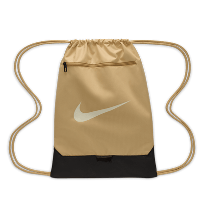 Nike Brasilia 9.5 Training Gym Sack (18L)-Sesame/Black
