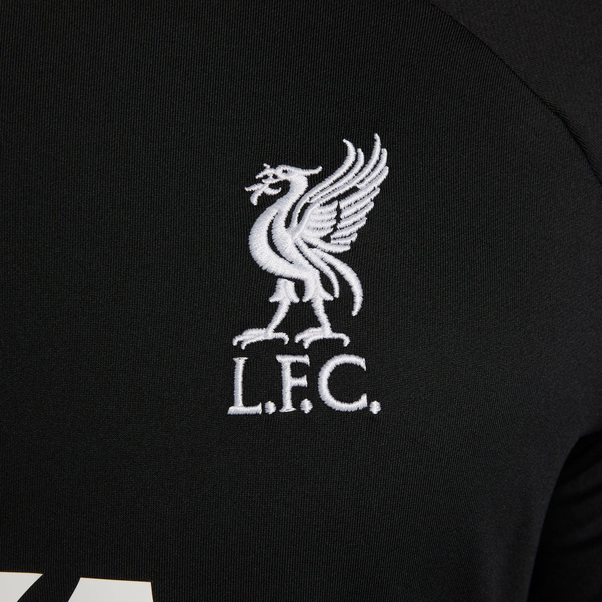 Liverpool FC Strike Men's Nike Dri-FIT Black/Green Soccer Drill Top
