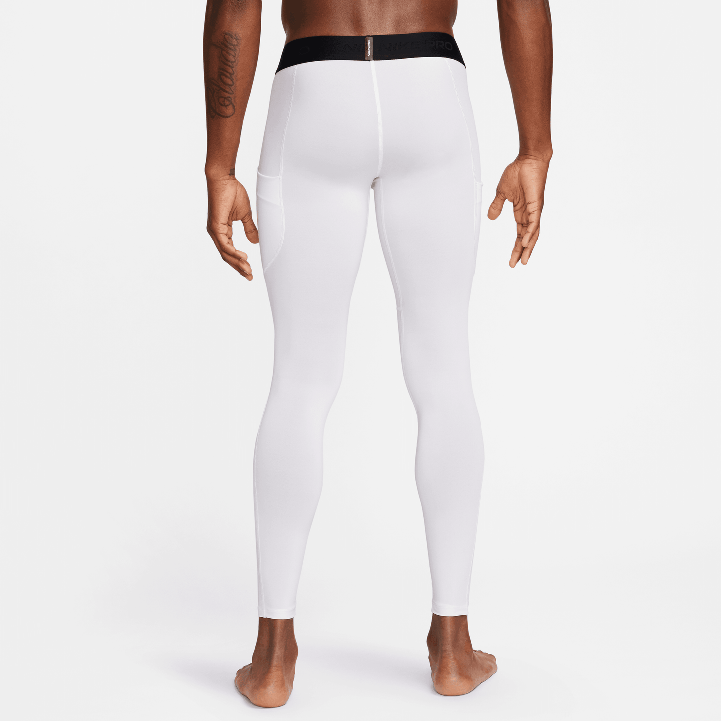 Nike Pro Men's Dri-FIT Fitness Tights - White