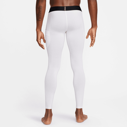 Nike Pro Men's Dri-FIT Fitness Tights - White
