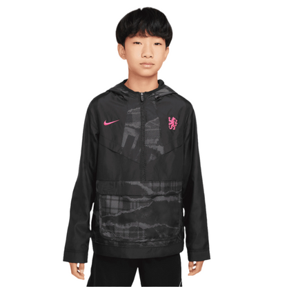 Nike Chelsea FC Amplify Windrunner Third Big Kids' (Boys')Anorak Jacket