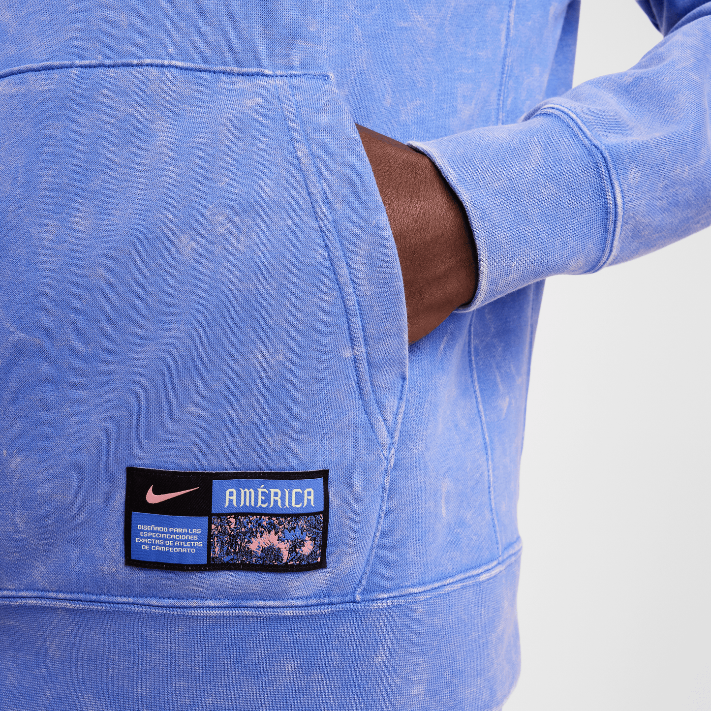 Nike Club América Club Third Soccer French Terry Pullover Hoodie
