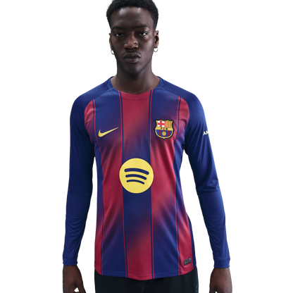 Nike Barcelona 25/26 Long Sleeve Home Jersey