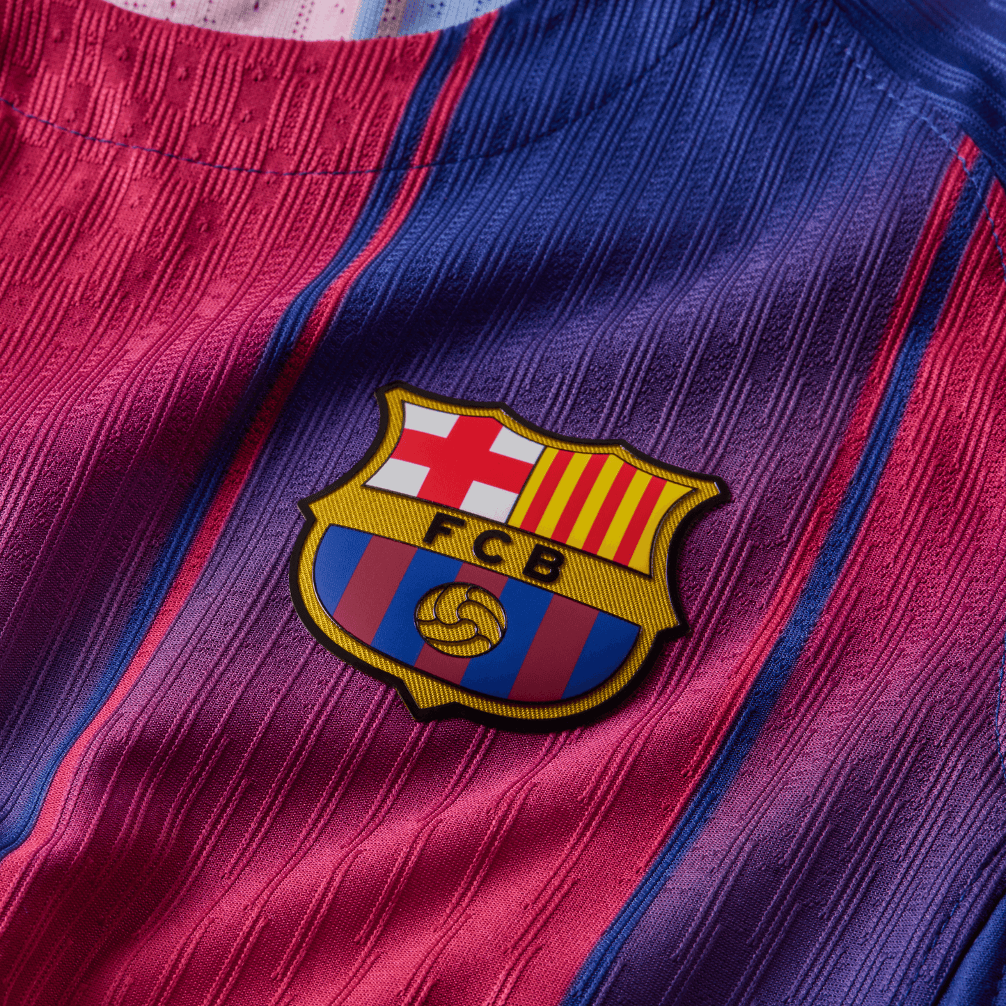 Nike Youth Barcelona Authentic Match Home Stadium Jersey 25/26