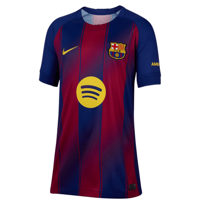 Nike Youth Barcelona Home Stadium Jersey 25/26