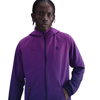 Nike FC Barcelona AWF AWF WVN GX Jacket-Bright Grape/imperial Purple
