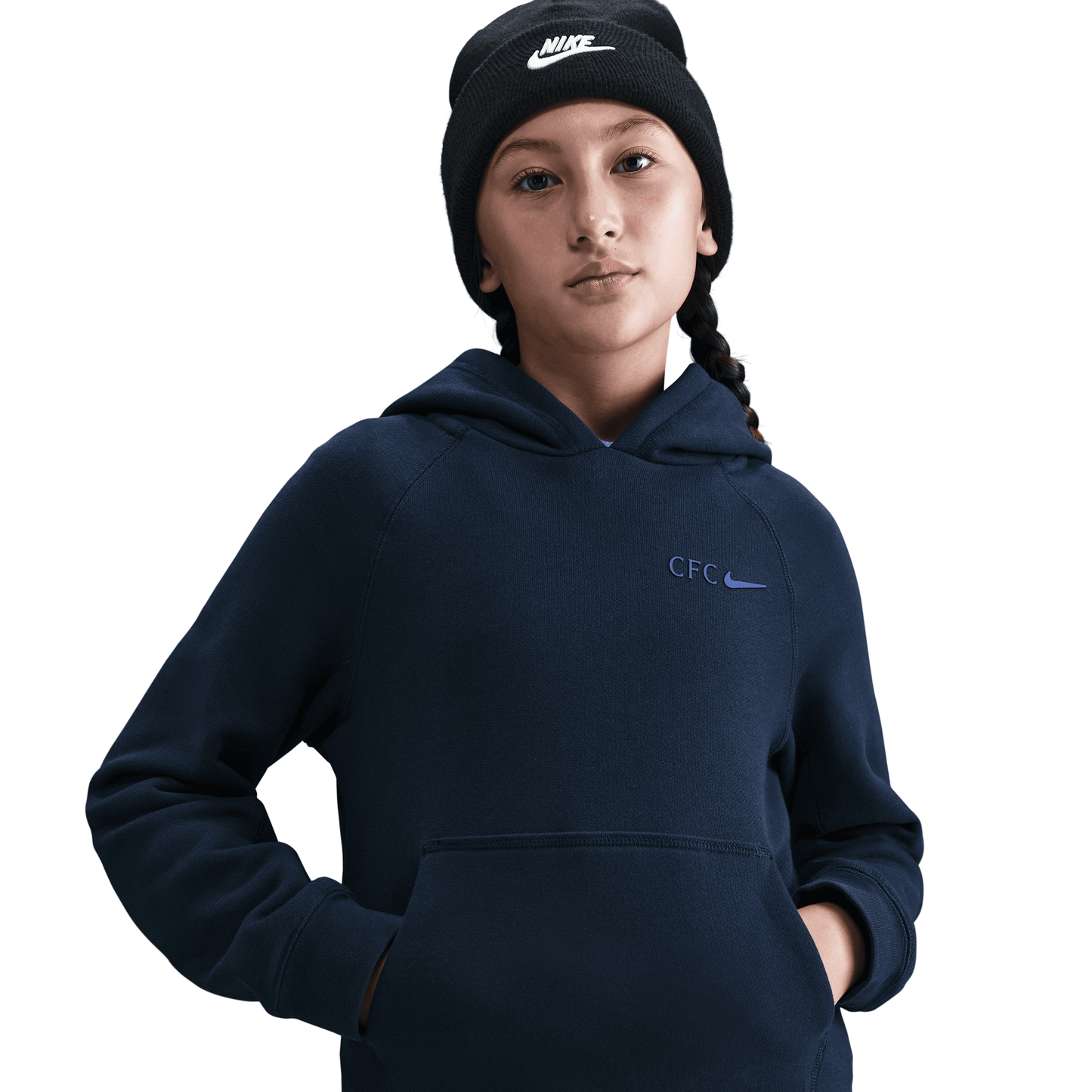 Nike Chelsea FC Air Big Kids' Nike Soccer Pullover Hoodie