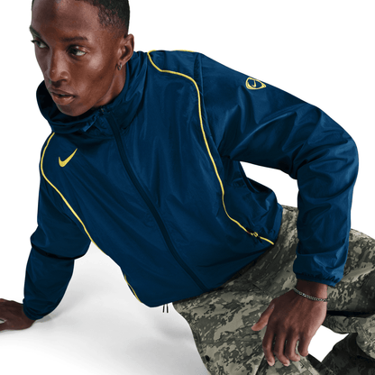 Nike Total 90 Men's Repel Soccer Full-Zip Jacket-Midnight Navy/game Royal/lightening
