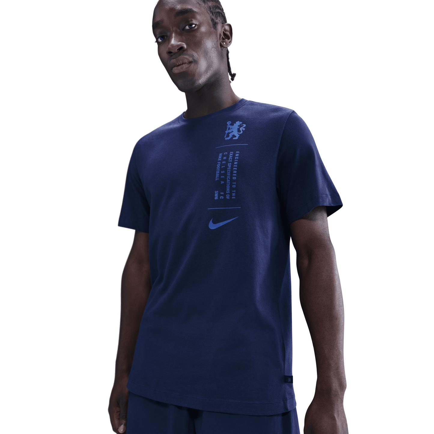 Nike Men's Chelsea FC Men's Nike Soccer T-Shirt-Navy