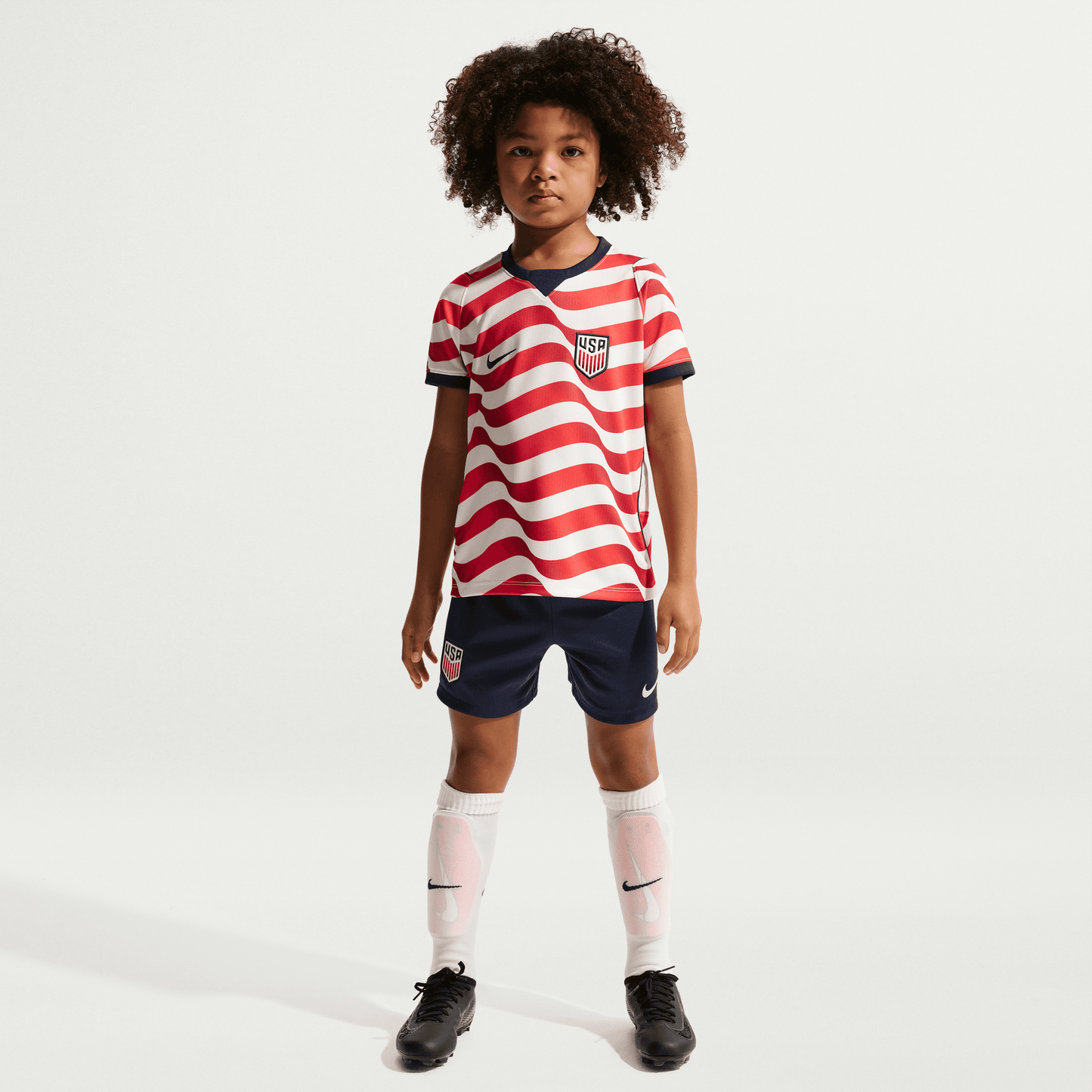 Nike Child Unisex USMNT Stadium Home Dri-FIT Soccer Mini Kit 2026
