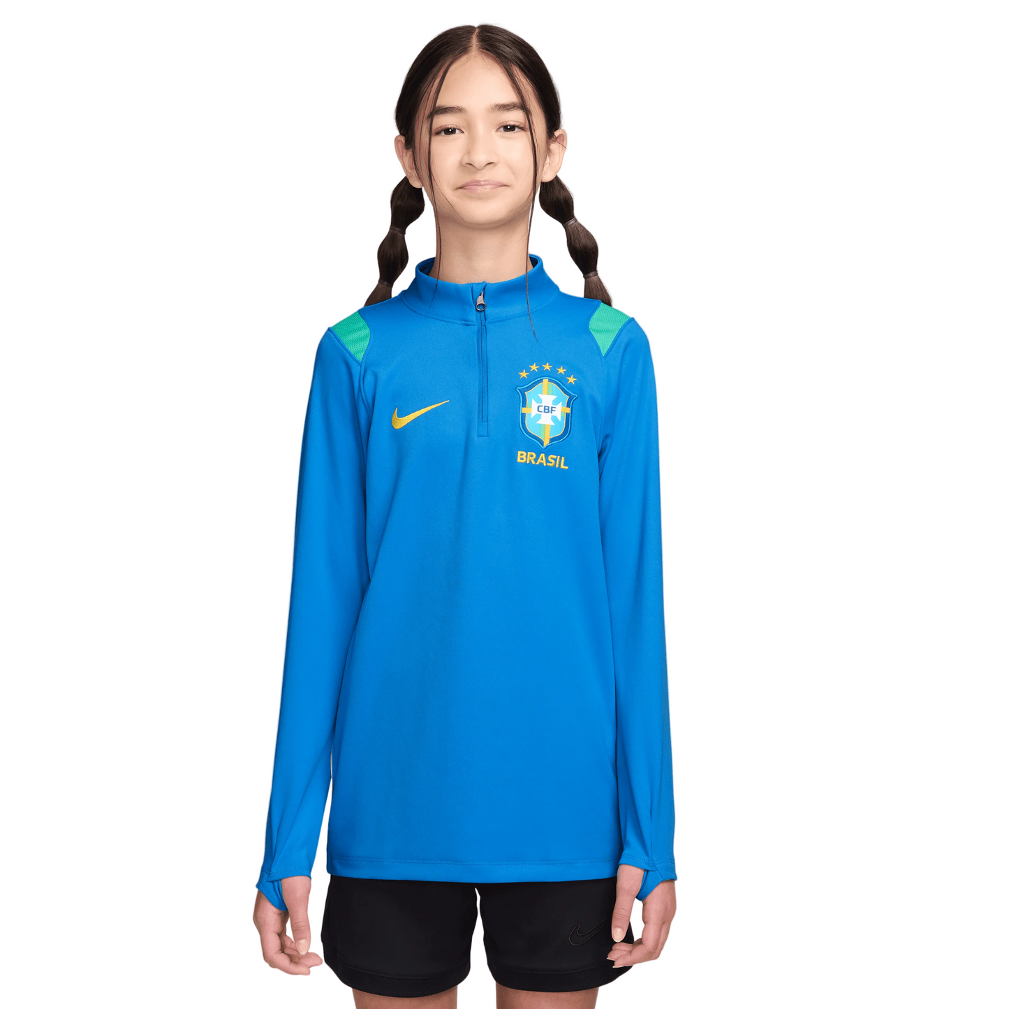 Nike Brazil Academy Pro Big Kids'  Dri-FIT Soccer Knit Drill Top