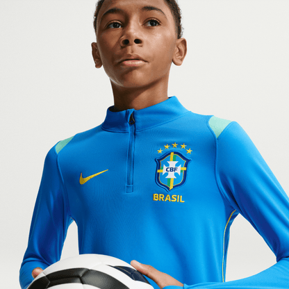 Nike Brazil Academy Pro Big Kids'  Dri-FIT Soccer Knit Drill Top