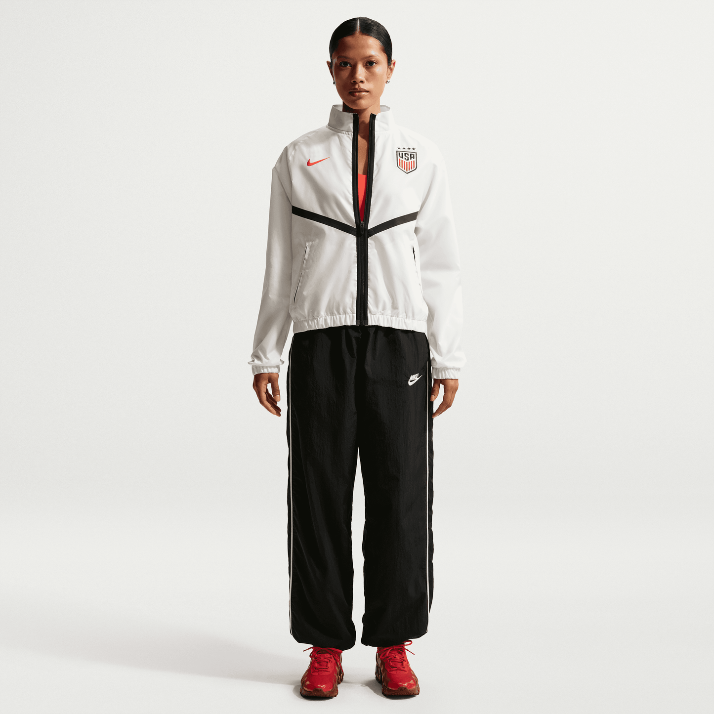 Nike USMNT Women's Nike Soccer Windbraker - White
